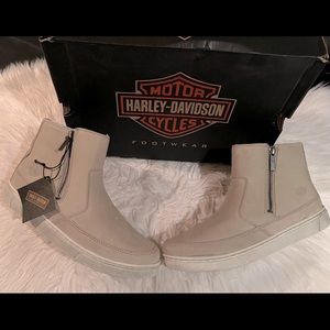 Harley Davidson Tan/Bronzer Silvana womens ankle boot sz 10 NWT